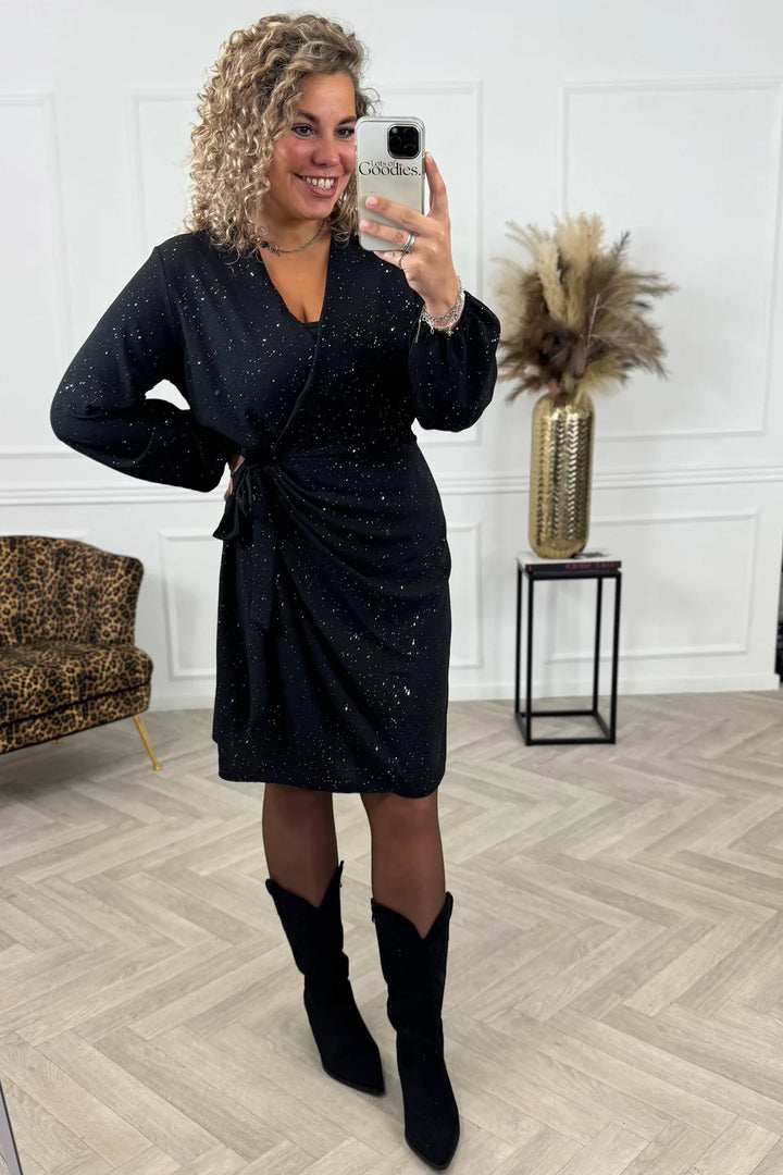 MAEVE™ | Sparkle Wrap Dress