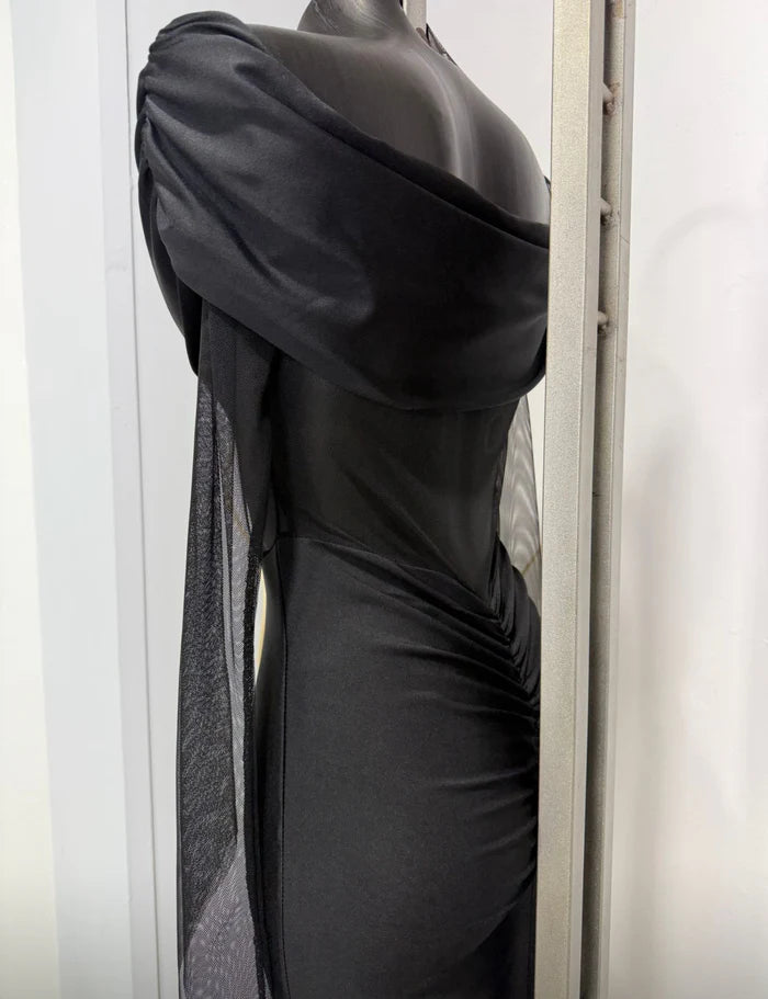 HARPER™ | Shoulder Mesh Gown