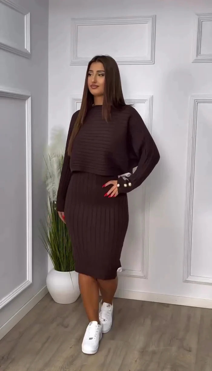 ADDISON™ | Knit Midi Dress