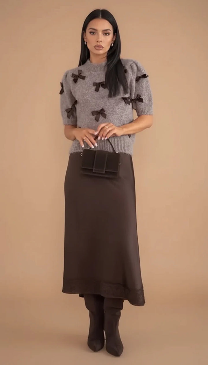 Satin Maxi Dress | Arizona Collection