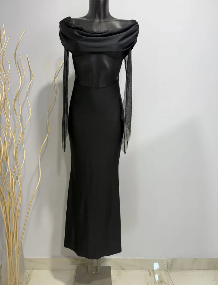 HARPER™ | Shoulder Mesh Gown