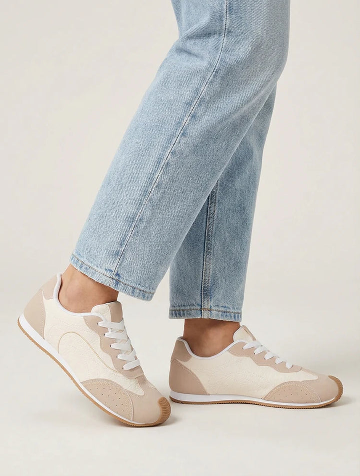 ABIGAIL™ | Textured Suede Sneaker