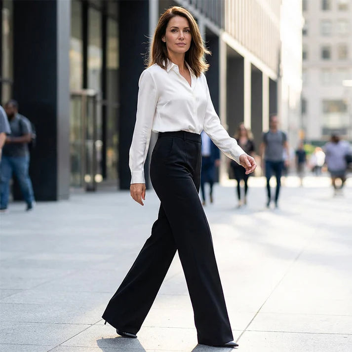 AMELIA™ | High-waisted Suit Trousers