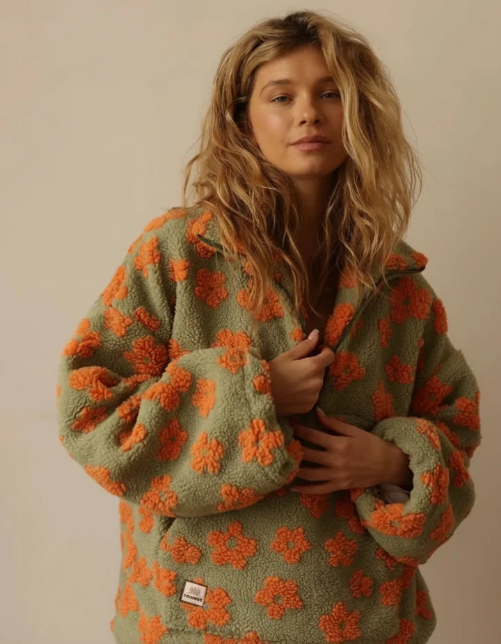 CAMILA™ | Plush Floral Fleece