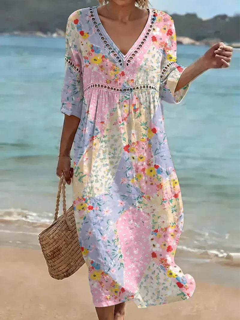 boho patchwork dress DELILAH™