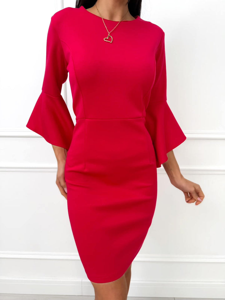 QUENNELL™ | Modern Dress with Flared Sleeves