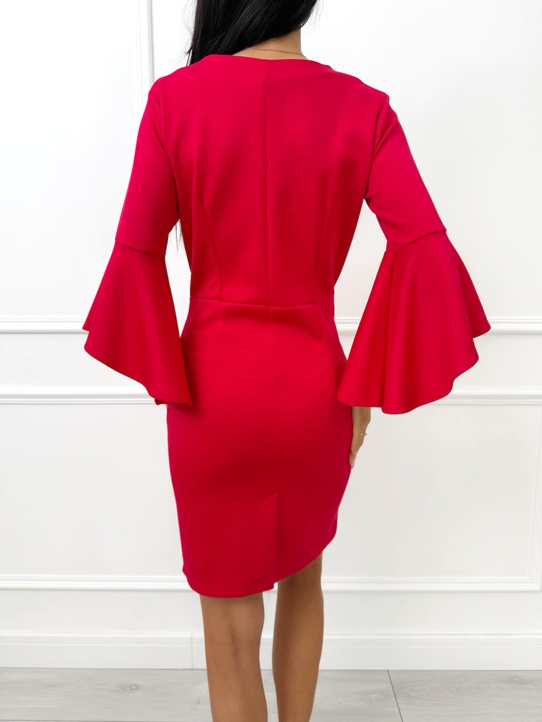 QUENNELL™ | Modern Dress with Flared Sleeves