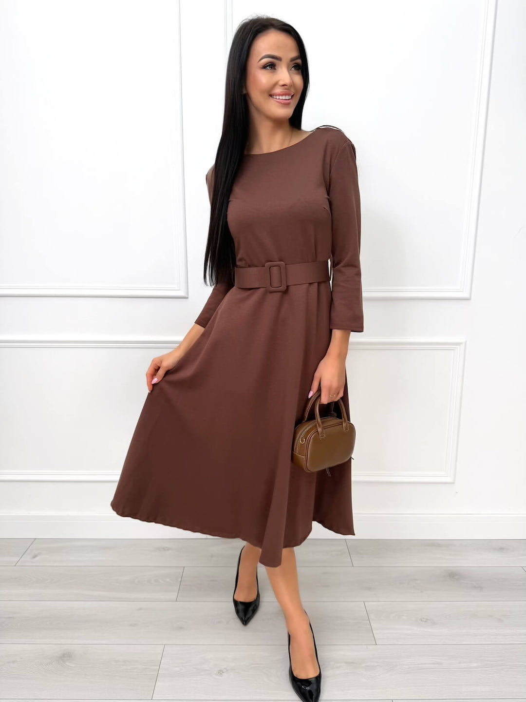 RHANNON™  |  Flared Dress with Belt
