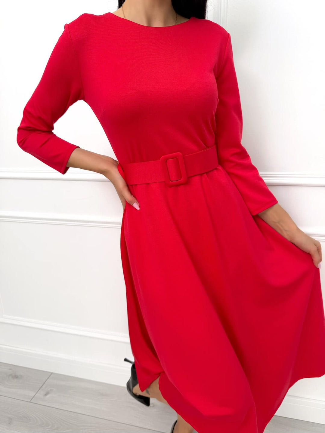 RHANNON™  |  Flared Dress with Belt