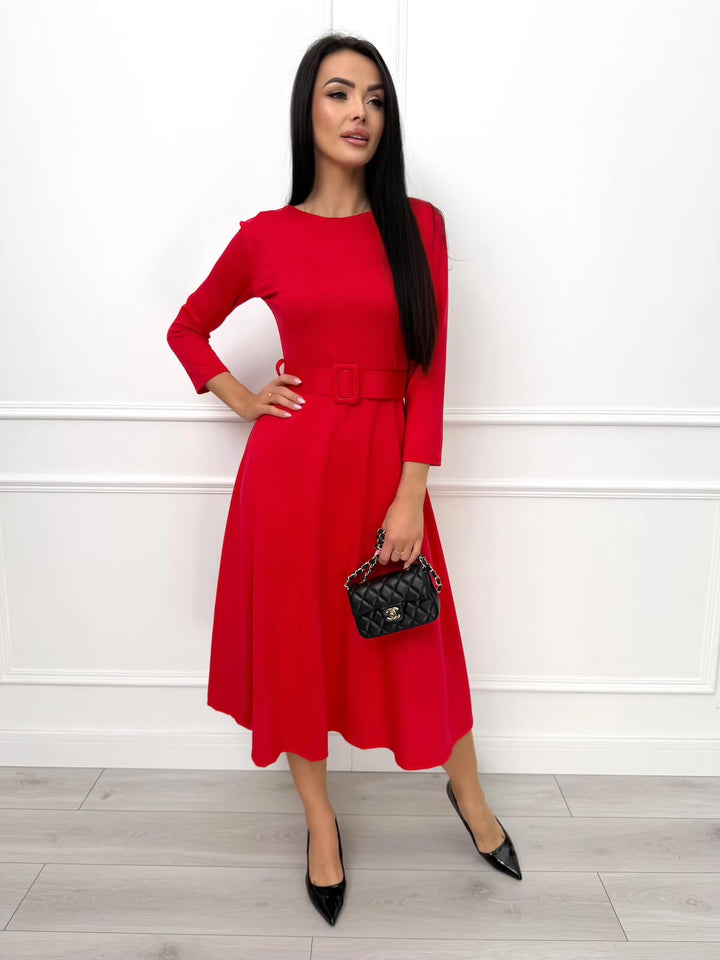 RHANNON™  |  Flared Dress with Belt