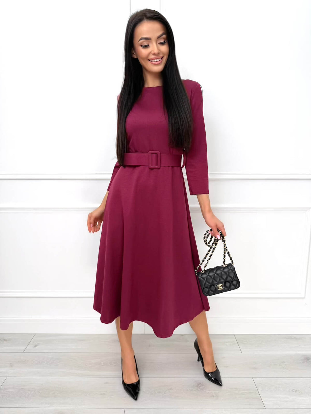 RHANNON™  |  Flared Dress with Belt