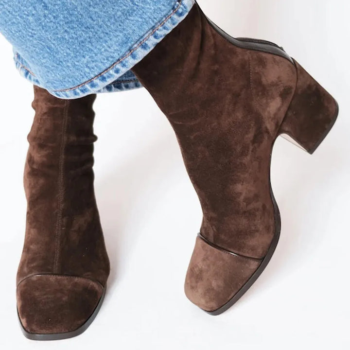 AURA™ | Suede Block Boot