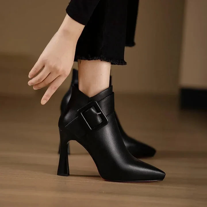 CELINE™ | Buckle Ankle Boots