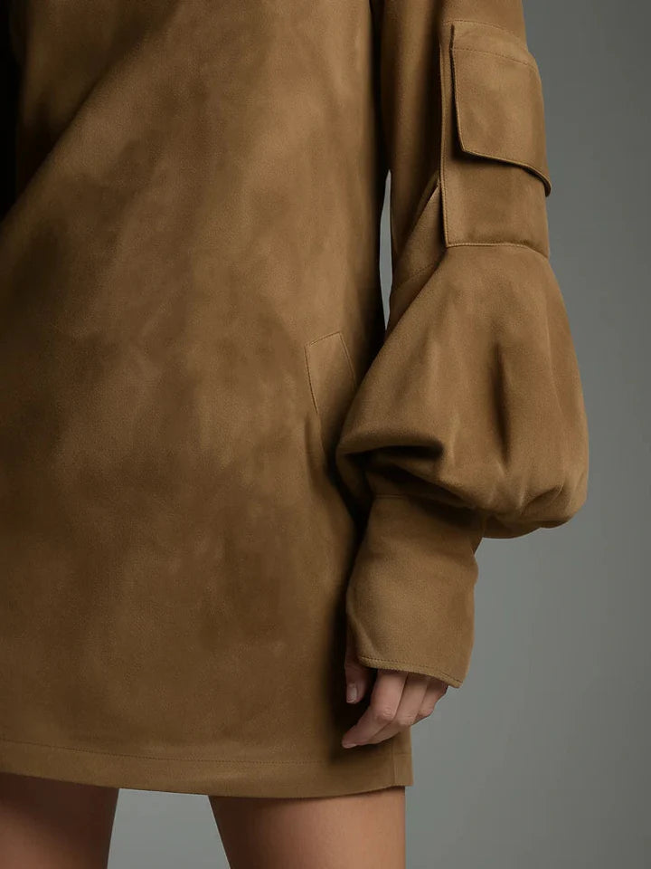 LIVIA™ | Soft Suede Dress