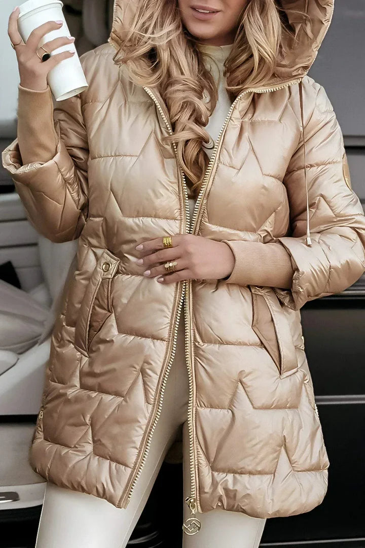 LINA™ | Quilted Hooded Jacket