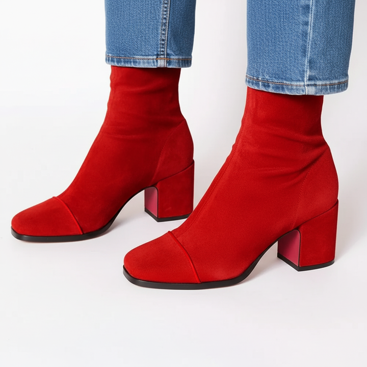 AURA™ | Suede Block Boot