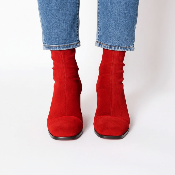 AURA™ | Suede Block Boot