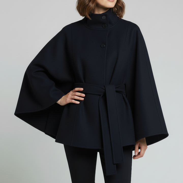 SAGE™ | Belted Cape Coat
