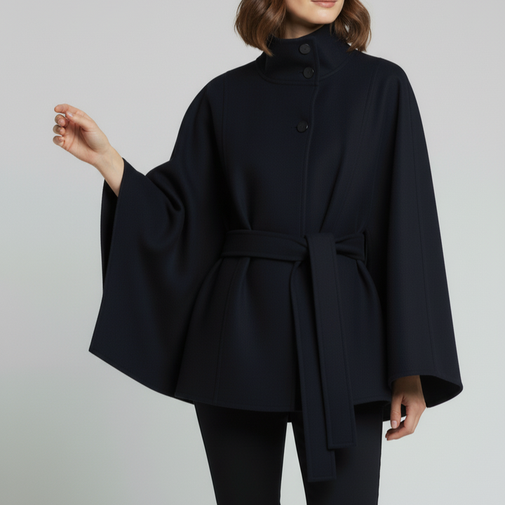 SAGE™ | Belted Cape Coat