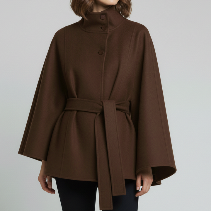 SAGE™ | Belted Cape Coat