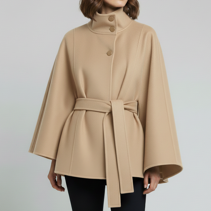 SAGE™ | Belted Cape Coat